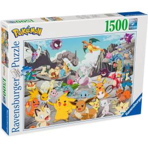 Ravensburger Пъзел Ravensburger от 1500 части - Pokemon Класик (12000726)