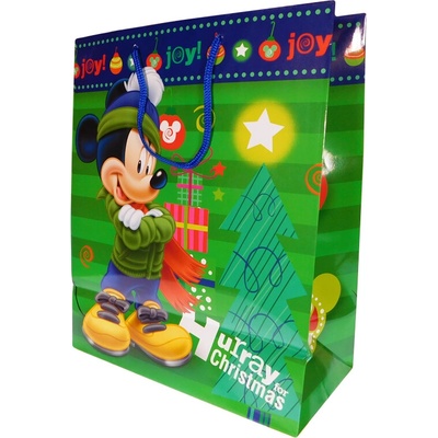 Disney Vánoční dárková taška střední Mickey Mouse (0737)