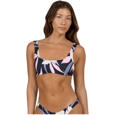 SALTY CREW Bloomed bikini top - Black (Black)