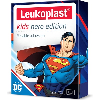 Leukoplast Kids HERO Superman náplast 2 vel.12 ks
