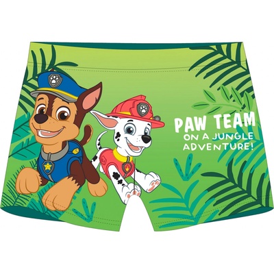 Paw Patrol - Tlapková patrola - Licencia Chlapčenské kúpacie boxerky zelená