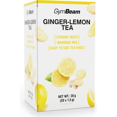 GymBeam Ginger lemon tea 20 x 1,5 g