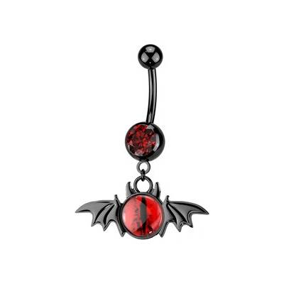 Šperky4U Piercing do pupíku oko červené WP0145-R