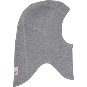 Huttelihut Детска зимна шапка (beanie) Huttelihut Kid's Balaclava Wool Rib Balaclava - Medium Grey Melange - размер 50 cm (904-5557-0512)
