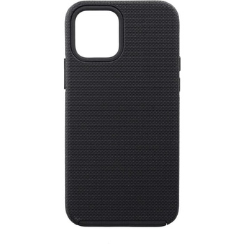 Prio Protective Hybrid Cover - хибриден кейс с най-висока степен на защита за iPhone 12, iPhone 12 Pro (черен)