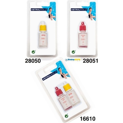 ASTRALPOOL CTX-náhradní balení O-tolidin 15 ml a Phenol 15 ml