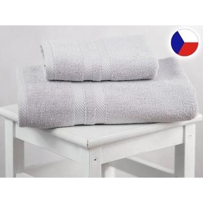 Pemitex Ručník LINDA světle šedá 50 x 90 cm