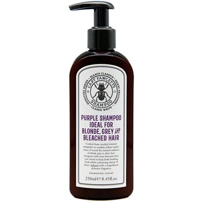Tónovací šampon pro šedé a bílé vlasy Cpt. Fawcett Purple Shampoo — Bianco Classico (250 ml)