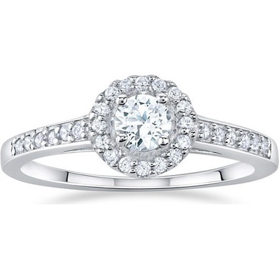 SILVEGO strieborný prsteň AMELIA s Brilliance Zirconia FNJSM001