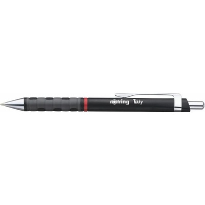 rOtring Химикалка, 0, 8 мм, с бутон, черен корпус, ROTRING "Tikky", синя 1904629 (1904629)