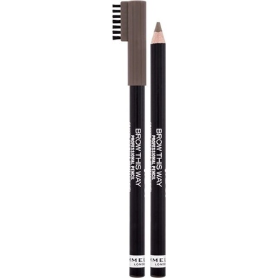 Rimmel London Brow This Way Professional Pencil tužka na obočí 005 Ash Brown 1,4 g – Zbozi.Blesk.cz