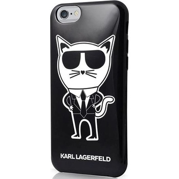 Púzdro Karl Lagerfeld TPU K-Team iPhone 6/6S čierne