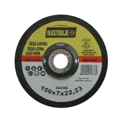 Nástroje cz Kotouč brusný zirconium 150 x 7,0 x 22 mm IM-3-150-7,0