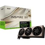 MSI GeForce RTX 5070 Ti INSPIRE 3X OC 16GB GDDR7 256bit Видео карти