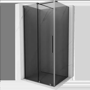Mexen Velar плъзгаща се душ кабина 100 x 85 см, графит, gun metal - 871-100-085-41-95 (871-100-085-41-95)