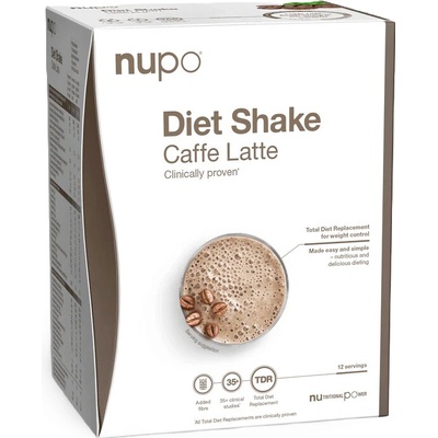 Nupo Diétny nápoj Caffe latte v prášku 12 x 32 g