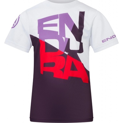 Endura dětský Singletrack Core Tee aubergine