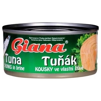 Giana Tuniak kúsky vo vlastnej šťave, veľké kúsky