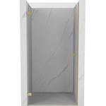 Mexen Lunar-B лява врата за душ 95 см, прозрачна, златна - 832-095-000-50-00-L (832-095-000-50-00-L)
