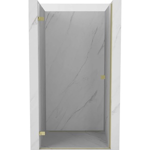Mexen Lunar-B лява врата за душ 95 см, прозрачна, златна - 832-095-000-50-00-L (832-095-000-50-00-L)