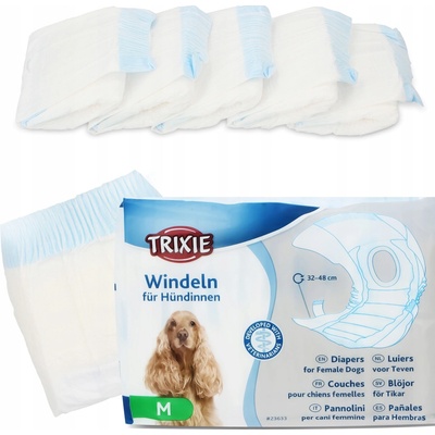 Trixie Papírové pleny pro feny M 32-48 cm 12 ks – Sleviste.cz