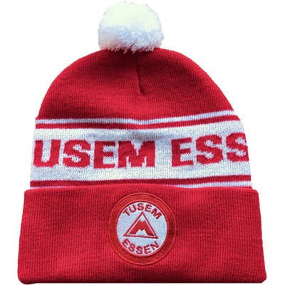 Hummel Wintermütze mit Bommel 1926007-rotweiss