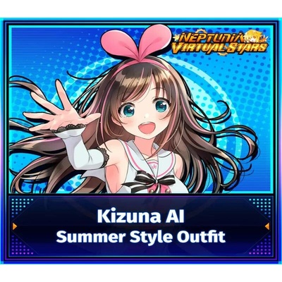 Neptunia Virtual Stars - Kizuna AI: Summer Style Outfit