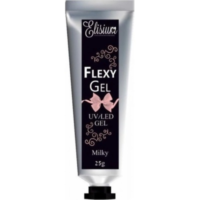 Elisium Flexy Gel Milky gel pro prodloužení a stavbu nehtů 25 g