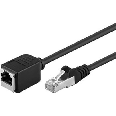 Goobay 21.92.0203 FTP patch prodlužovací kat.5e, RJ45 M-F, 3m, černý