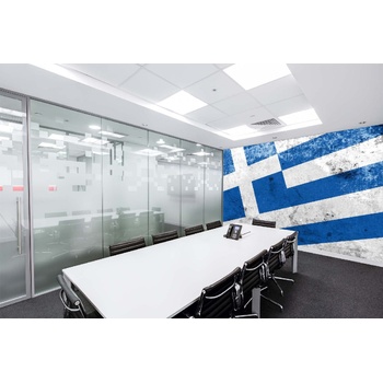 DIMEX ART s. r. o Самозалепваща се флизелинова фототапета гръцко знаме 375 x 250 см