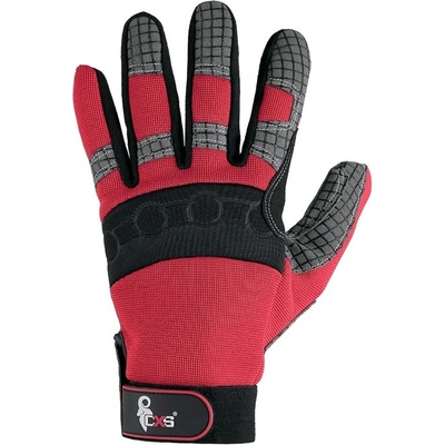 CANIS SAFETY a. s Cxs shark / Комбинирани ръкавици - червено/черно 9 (322000326009)