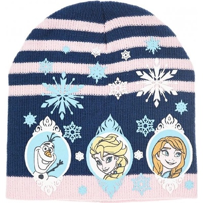Dievčenské zimné čiapky Frozen PH4193 tmavo modrá