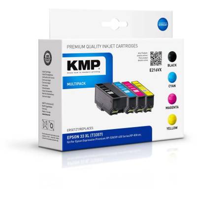 Compatible KMP Epson 33XL Мастилено патрон Multipack 5 цвята (1633,4055)