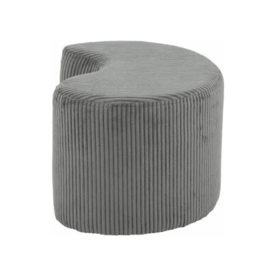 Pouf Domoletti 53000009207, šedý/tmavě šedý 44x55x36cm