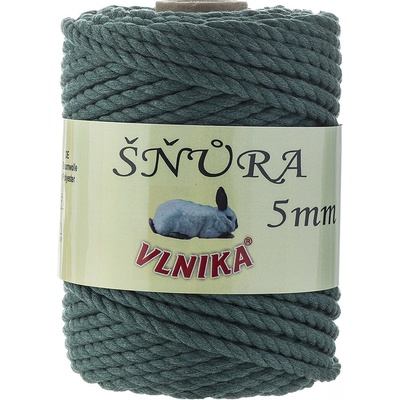 VLNIKA Bavlněná háčkovací šňůra 5mm Varianta: 21