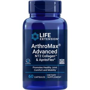 Life Extension ArthroMax® Advanced NT2 Collagen & AprеsFlex®/ В подкрепа на ставите х 60 капсули (02238 LE)