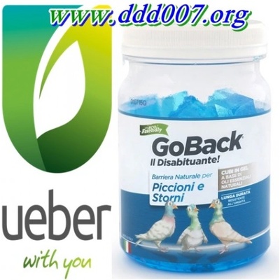 Ueber -Италия Гел за прогонване на гълъби и други птици Go Back 400мл