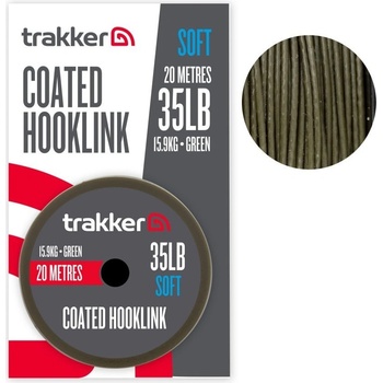 Nikl Trakker Products Trakker Náväzcová šnúra Soft Coated Hooklink 20 m 35 lb 15,9 kg 20 m