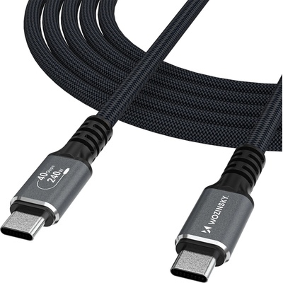 Wozinsky WPS-UY42S USB-C USB4 40Gb/s 240W 2m černý