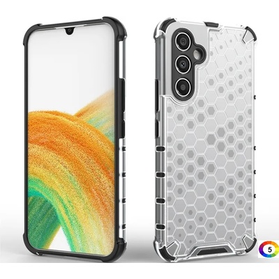 Samsung Galaxy A34 5G Силиконов Калъф Honeycomb TPU и Протектор