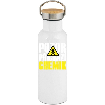 123TRIKO termoska Pozor přichází Chemik 500 ml vtipné