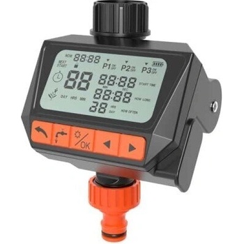 лектронен таймер за поливане G. Garden 3548648, LCD дисплей, автоматично управление (3548648)