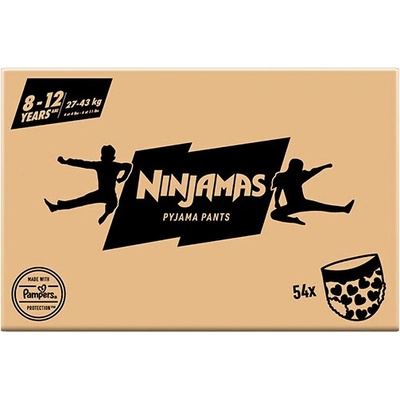 NINJAMAS pyžamové 8-12r 27-43kg 54ks