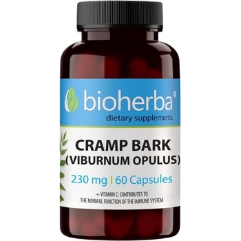 Image 1 of Bioherba Cramp Bark 230 mg [60 капсули]