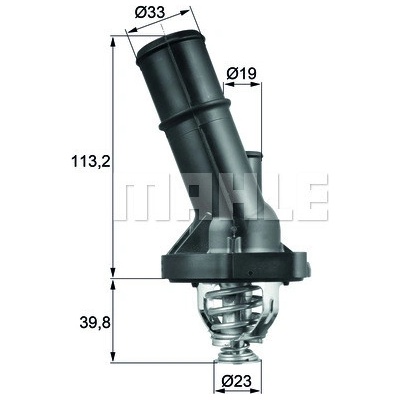 Termostat, chladivo MAHLE TI 202 90