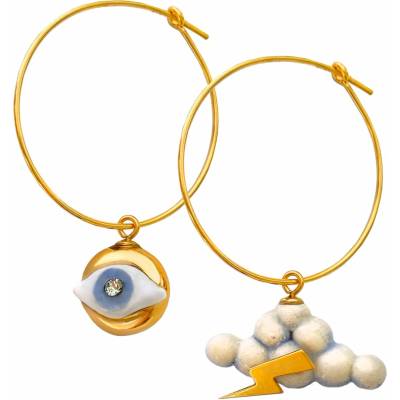 Sculp Litovský Ateliér Aglea Keramické náušnice EYE 15288126210434