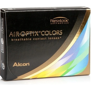 Alcon Air Optix colors Blue barevné měsíční dioptrické 2 čočky
