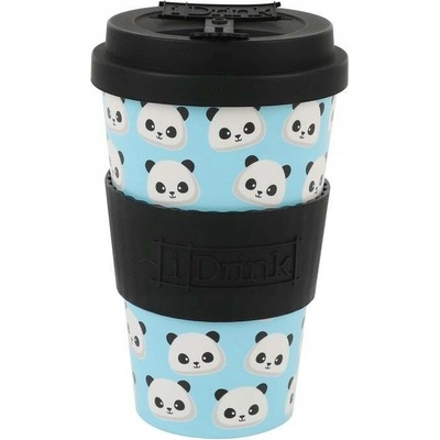 I Drink termohrnek RPED plast 435 ml Panda