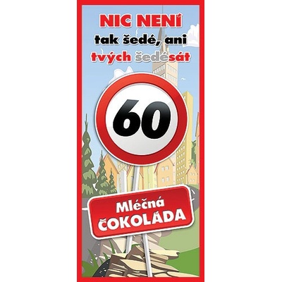 Bohemia Gifts Mléčná k 60. narozeninám Vše nej 100 g