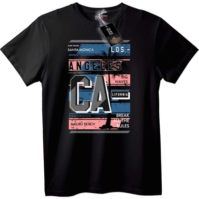 NOONEBRAND Тениска Плаж Лос Анджелис - 5XL, Black